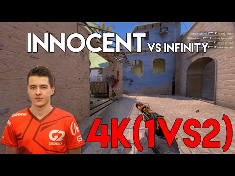 innocent vs. Infinity - 4K (1vs2 clutch) @ CEVO Professional Season 8