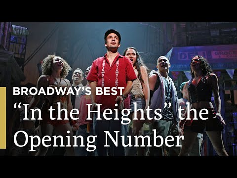"In the Heights" the Opening Number | Chasing Broadway Dreams | Broadway's Best | Great Performances