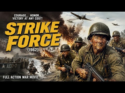 Strike Force (1962) | Full Action War Movie in English | Military Combat Film HD