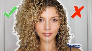 CURLY HAIR STYLING MISTAKES TO AVOID + TIPS FOR VOLUME AND DEFINITION (AIR-DRY)