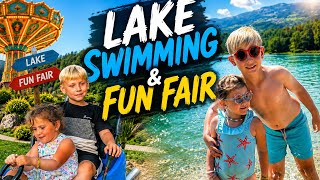 A PERFECT SUMMER DAY IN CHAMONIX ☀️ LAKE SWIMMING AND FAIRGROUND FUN 