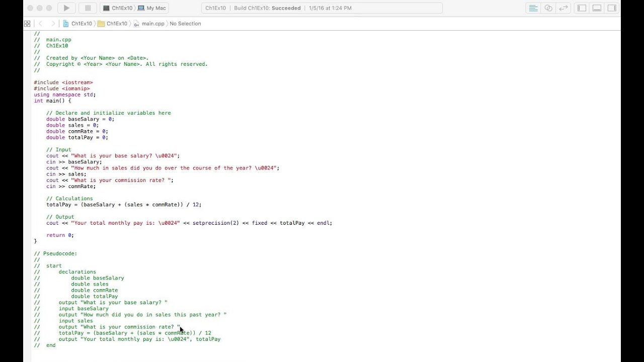 Programming Logic and Design 8th Edition Chapter 1 Exercise 10