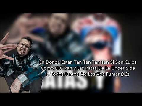 Menace Wp Ft. Bolado 821 - Ratas y Perritas (Letra) [Tiradera a Under Side 821 y C Kan]