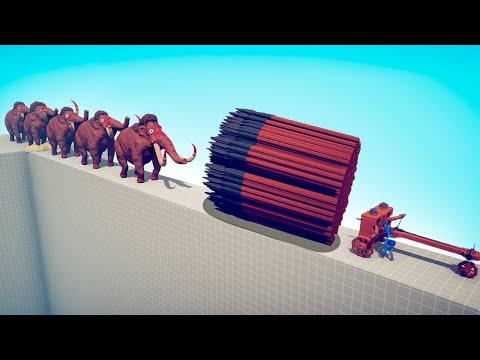 5x MAMMOTH vs EVERY GOD - TABS | Totally Accurate Battle Simulator 2024