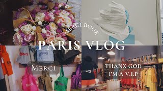 🇫🇷Paris vlog | Merci 🦢| vintage store THANX GOD I'M A V.I.P👑 | Daniel Arsham🌝