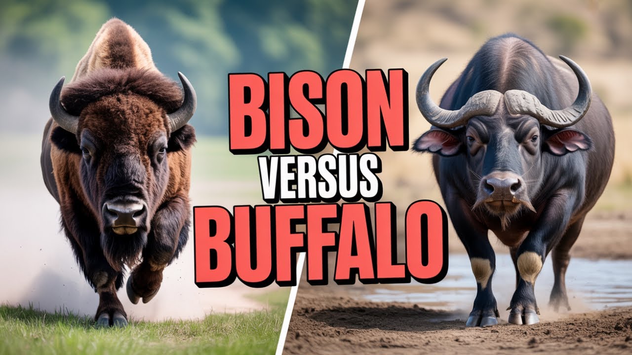 Bison vs Buffalo: 11 Key Differences You Didn't Know