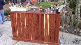 Quick Outdoor Bar for your Summer Parties!