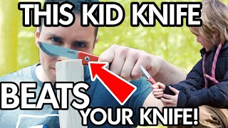 How This KID KNIFE, Beats all your knives!! | Prove us wrong. Schnitzel DU