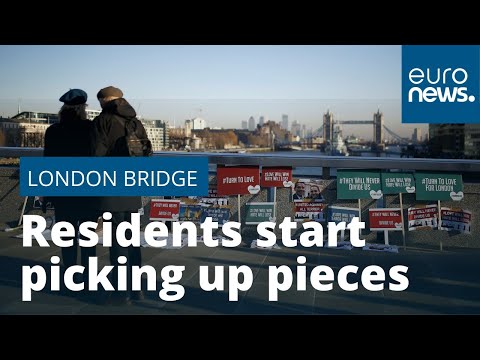 Residents of London Bridge start picking up the pieces after second attack in two years