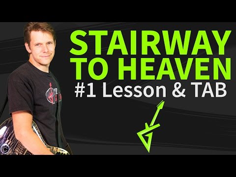 How to play Stairway to heaven Guitar Lesson & TAB #1 Intro by Led Zeppelin