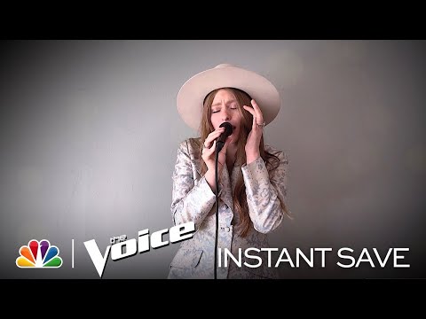 Zan Fiskum's Instant Save Performance - "Always Remember Us This Way" - The Voice Top 9 Results 2020