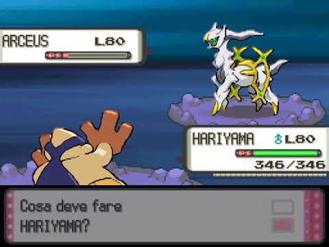 Pokémon Pearl Version (Italian) - Catching Arceus