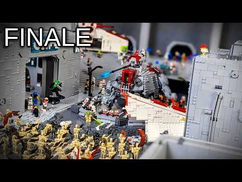 HUGE LEGO Star Wars Battle Of Coruscant Moc | Finale Walk Through!