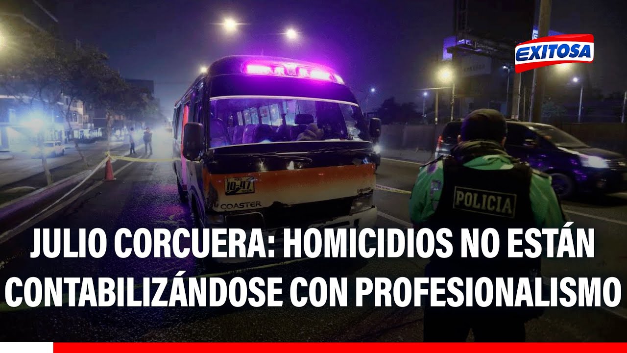 🔴🔵 Asesinatos en Perú han dejado de contabilizarse "con rigor profesional", señala Julio Corcuera