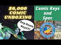 $6,000 Comic Book Unboxing! 🔥 | Speculation and Keys! | Bronze, Silver and Golden Age!