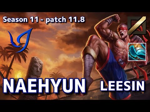 【韓国サーバー/M1】CGA Naehyun リーシン(Leesin) VS レネクトン(Renekton) MID - Patch11.8 KR Ranked【LoL】