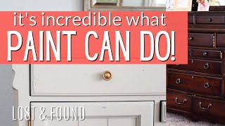 DIY Furniture Huge Flip - Bedroom Dresser Makeover with Fusion Mineral Paint. Cottage Glam Bedroom!