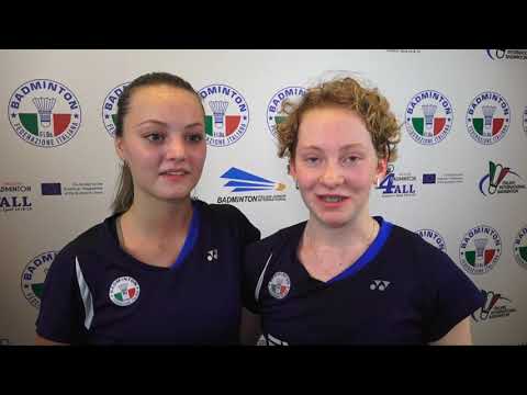 18° Yonex Italian international - Intervista a Judith Mair e Katharina Fink