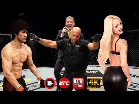 Bruce Lee vs Elsa Jean ( EA Sports UFC 4 ) wwe mma