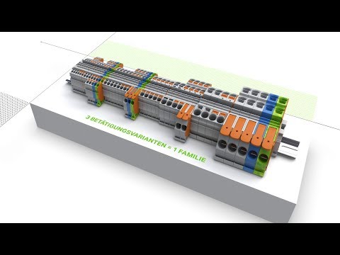 WAGO Reihenklemmen TOPJOB® S mit Hebel, Drücker oder Betätigungsöffnung