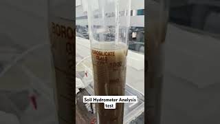 Soil Hydrometer Analysis test