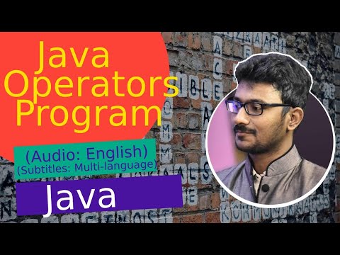 Java Operators Program Java Tutorials In English