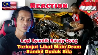 Download lagu Wow.. Duduk Sila Sambil Main Drum Versi Lagi Syantik Rusdy Oyag Reaction mp3