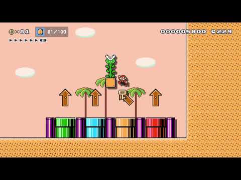 Sando Village: Strike it Rich by Chamberboy ~ World Record! - Super Mario Maker 2 - No Commentary