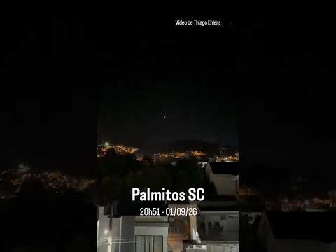 Avistamiento OVNI, en Palmitos, Santa Catarina, Brazil 01 de Septiembre de 2026 #alien  #paranormal
