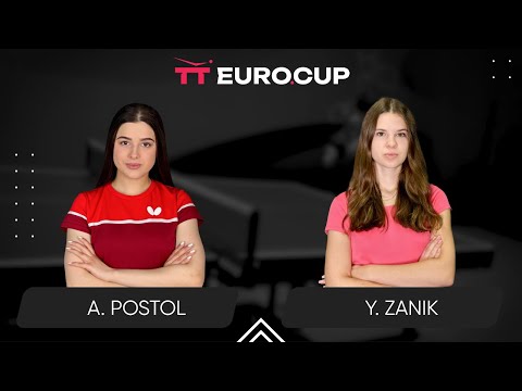 18:50 Anastasiia Postol - Yulianna Zanik 17.09.2025  TT Euro.Cup Women Ukraine Star . TABLE 3