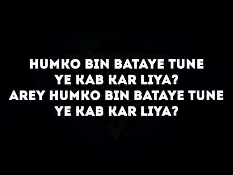 The BreakUp Song Lyrics – Ae Dil Hai Mushkil | Arijit Singh, Badshah