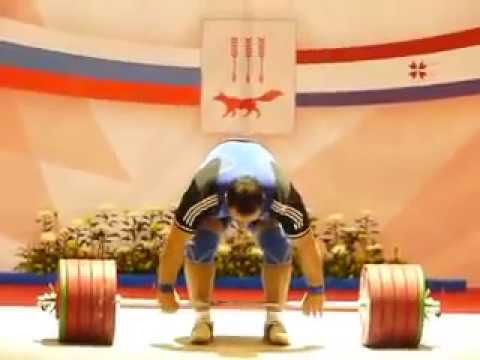 Албегов Руслан - Толчок 250 кг. Чемпионат России 2012.