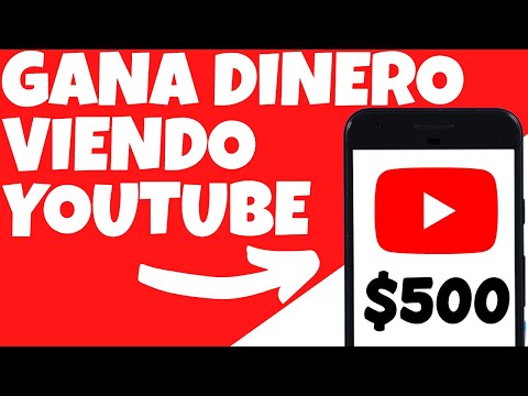 Gana $500 Viendo Videos en YouTube (GRATIS) | Cómo Ganar Dinero por Internet