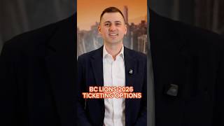 BC Lions 2026 Ticketing Options #bclions #cfl