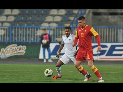 GOAL   Emir Azemovic U21 Montenegro 2 vs 1 France