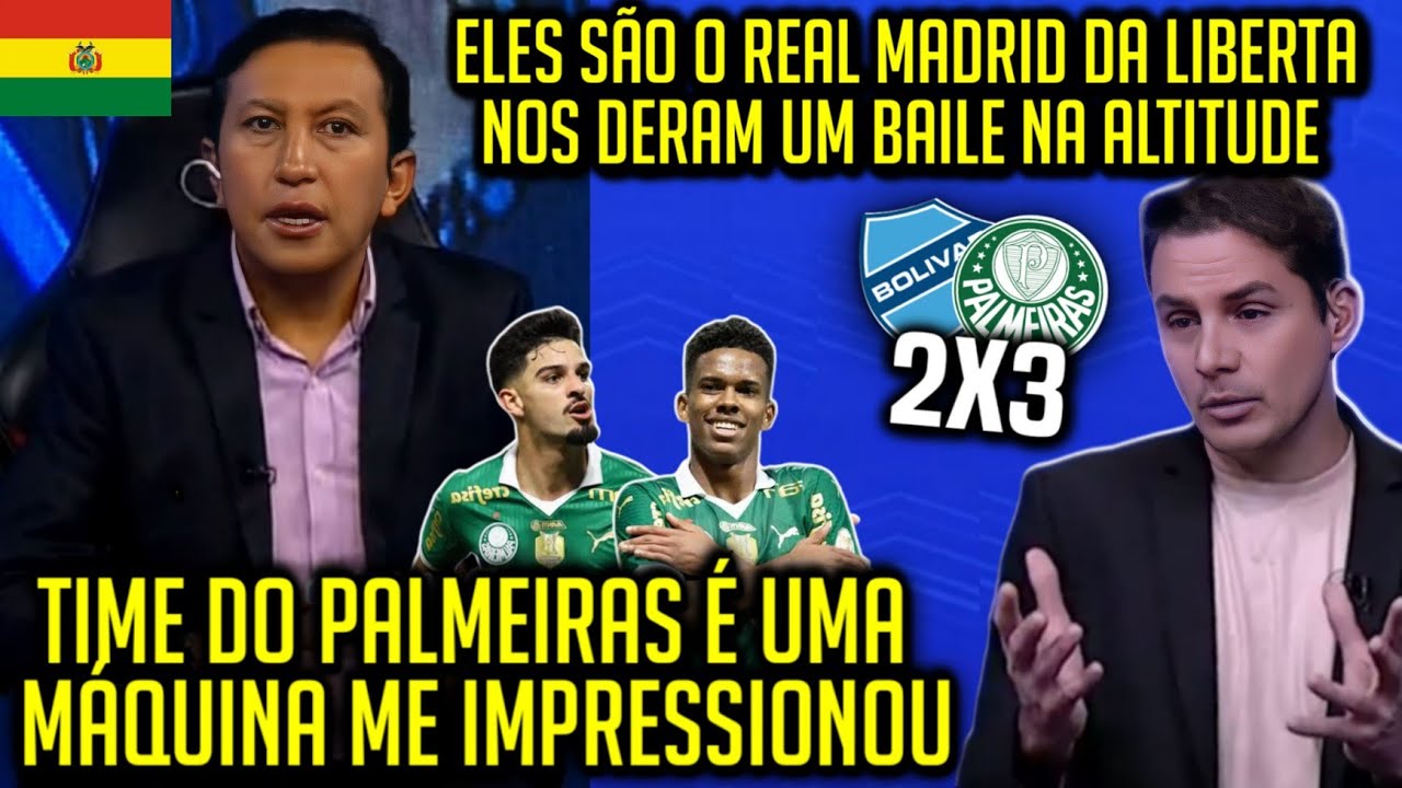 IMPRENSA DA BOLÍVIA SE ASSUSTA APÓS PALMEIRAS GANHAR DO BOLÍVAR NA LIBERTADORES!
