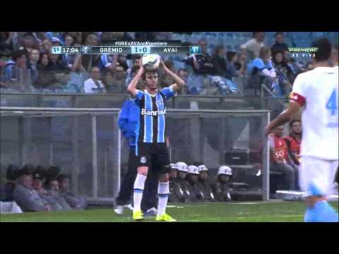 Grêmio 3 x 1 Avaí  1 tempo completo 2015