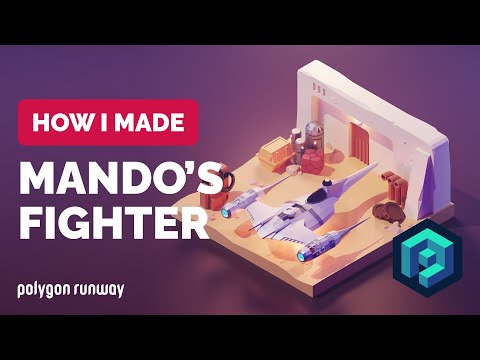 Mandalorian's N-1 Starfighter in Blender 3.0 - 3D Modeling Process | Polygon Runway