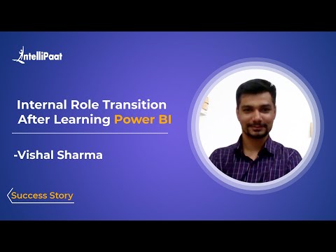 Power BI Course - Intellipaat Review | Power BI Certification | Career Transition - Vishal