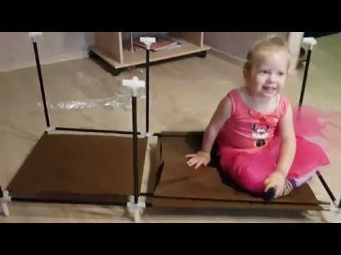 Собираем тканевый шкаф с куклами luvabella и настенька