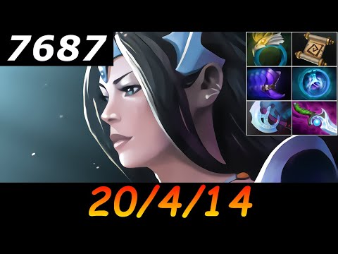 Dota 2 Mirana 7687 MMR 20/4/14 (Kills/Deaths/Assists) Ranked Full Gameplay