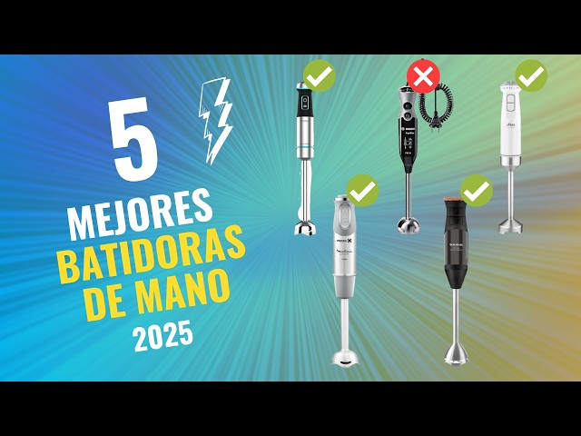 Vídeo relacionado con Amazon Basics Licuadora de Mano de Inmersión de 1000W de Varias Velocidades, con Accesorios, con Cable, Plateada