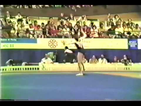 6th T USA Jennifer Sey FX - 1985 World Gymnastics Championships 9.475