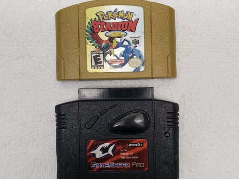 How to play Pokemon Stadium 2 on the N64 Gameshark. With Codes!