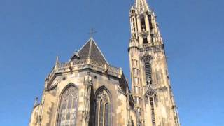 preview picture of video 'Thann : collégiale St Thiébaud sonnerie de trois cloches'