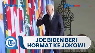 Download lagu Sebelum Ikuti Pembukaan KTT G20 Bali, Presiden AS Joe Biden Beri Hormat ke Jokowi mp3