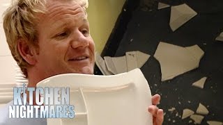 Frustrated Gordon Smashes Chef's Favourite Plates | Kitchen Nightmares