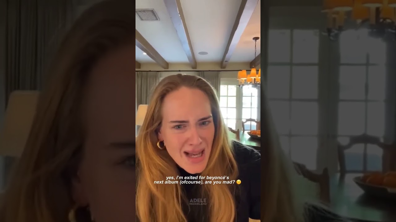 adele’s iconic but chaotic instagram live 😂 #adele #memes
