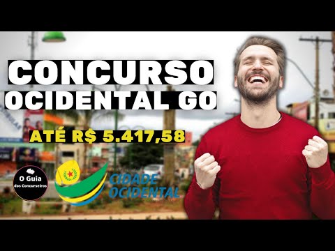 ÓTIMA NOTÍCIA: CONCURSO PREFEITURA DA CIDADE OCIDENTAL-GO SAIU EDITAL DIVERSOS CARGOS CONFIRA