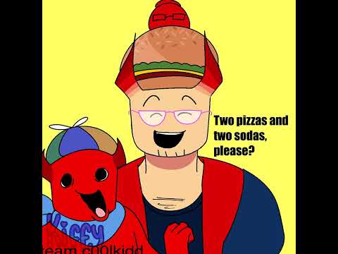 Pizza scam 🍕 #forsaken #roblox #animation #shorts #c00lkidd #007n7 #elliot